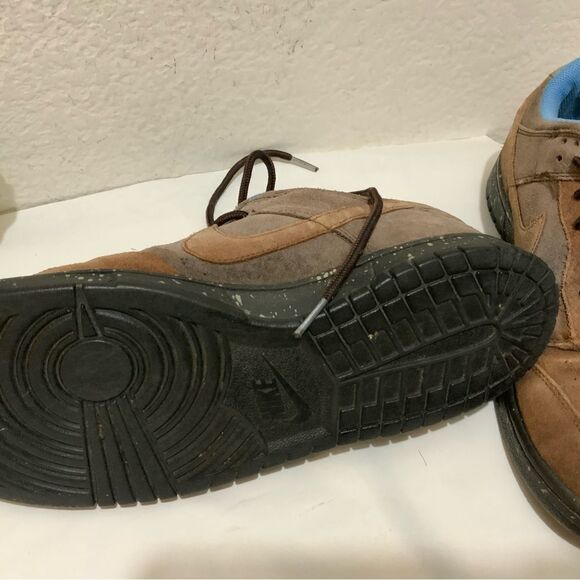 Nike Dunk Low CL Baroque Rustic Brown Blue 2007 Size 10.5 Sneakers 304714-228 - Picture 4 of 11